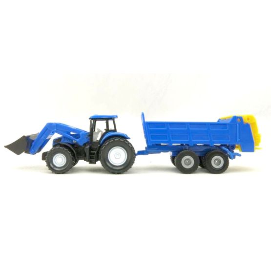 Siku - New Holland with Loader &amp; Universal Manure Spreader