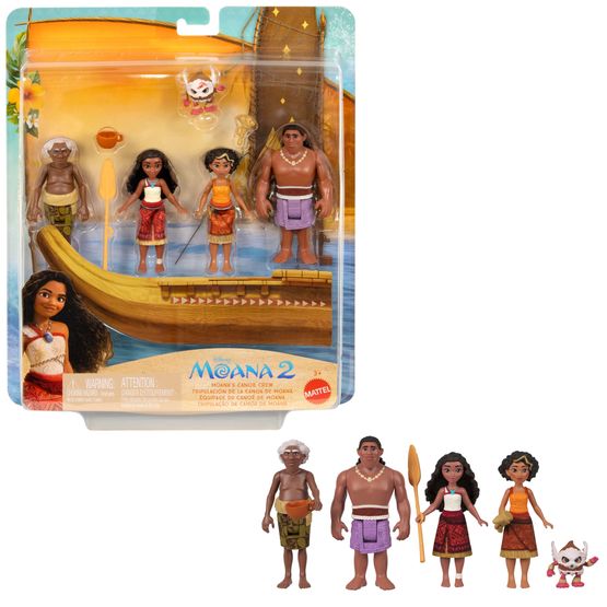 Disney Moana 2 - Moana's Canoe Crew Playset