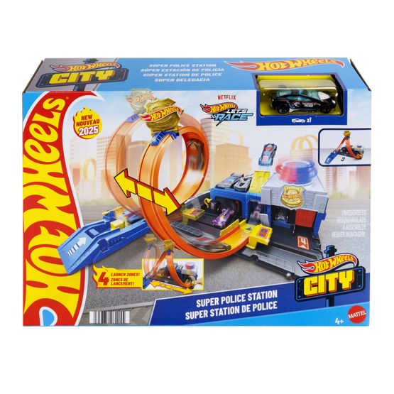 Hot Wheels - City Super Police Station Playset