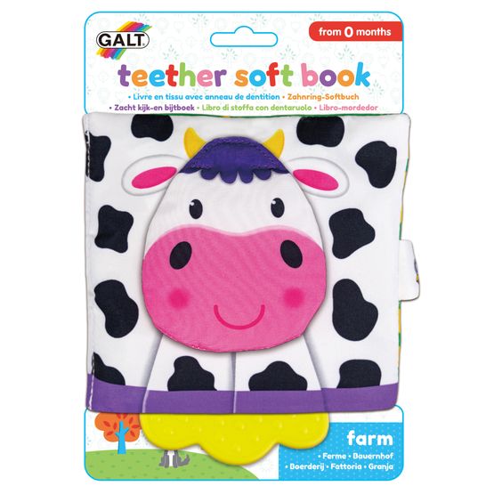 GALT - Teether Soft Book Farm