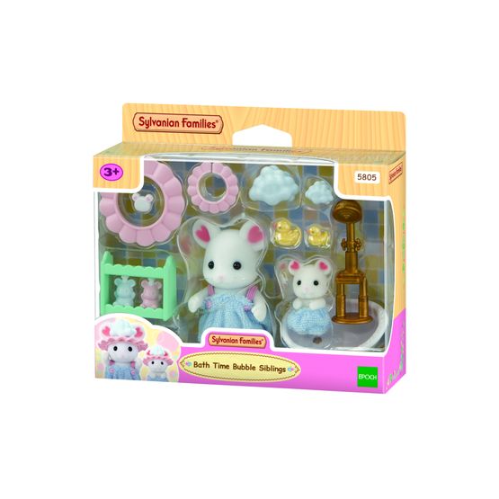 Sylvanian Families - Bath Time Bubble Siblings