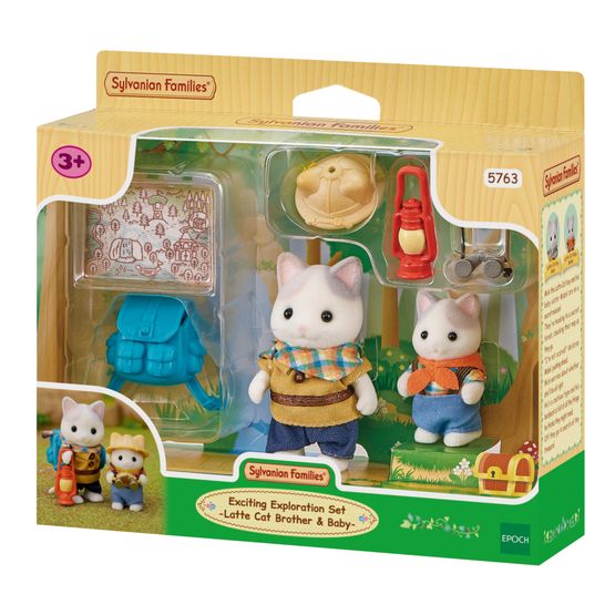 Sylvanian Families - Latte Cat Brother &amp; Baby