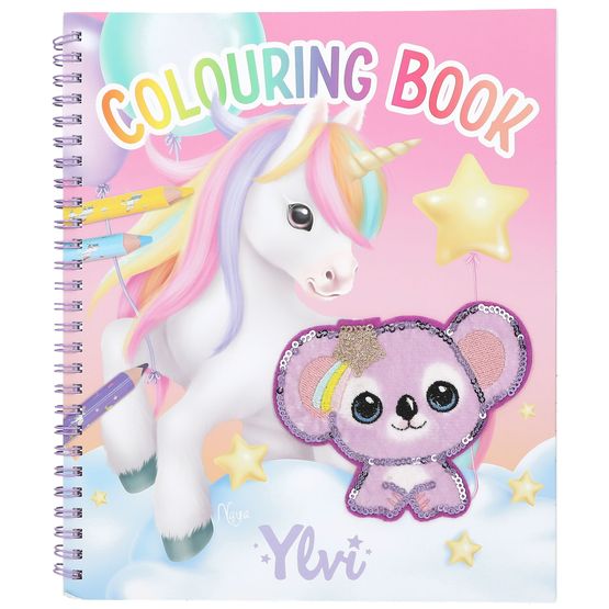Ylvi - Colouring Book With Unicorn &amp; Sequins