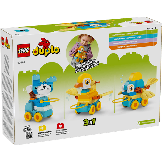 LEGO DUPLO Town - 3in1 Animals on Wheels - 10448