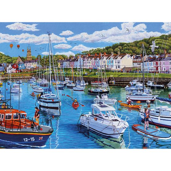 Gibsons - Aberaeron, Cardigan Bay 1000 Piece Jigsaw Puzzle