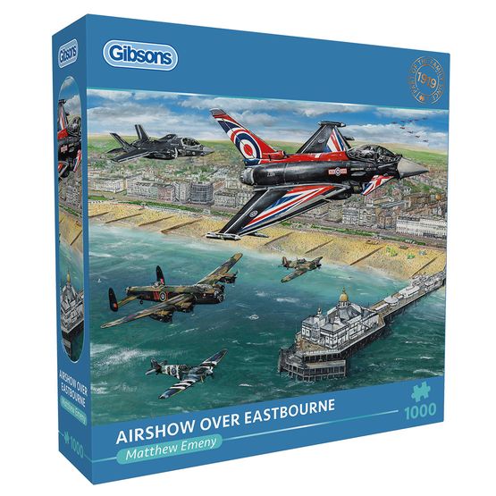 Gibsons - Airshow Over Eastbourne 1000 Piece Jigsaw Puzzle
