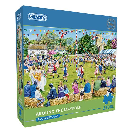 Gibsons - Around the Maypole 250 Piece XXL Jigsaw Puzzle