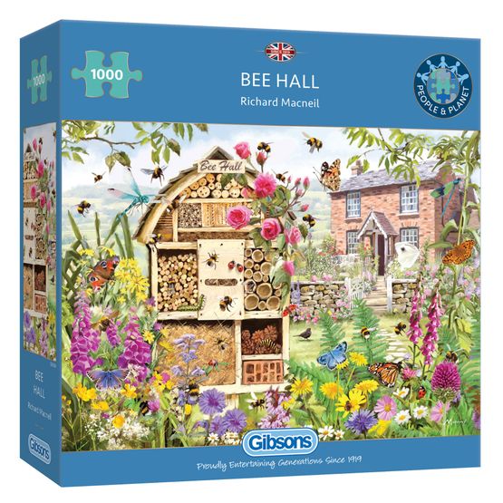 Gibsons - Bee Hall 1000 Piece Jigsaw Puzzle