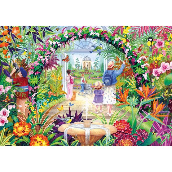 Gibsons - Botanical Blooms 500 Piece Jigsaw Puzzle