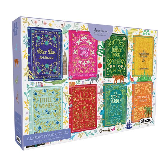 Gibsons - Classic Book Covers 1000 Piece Jigsaw Puzzle