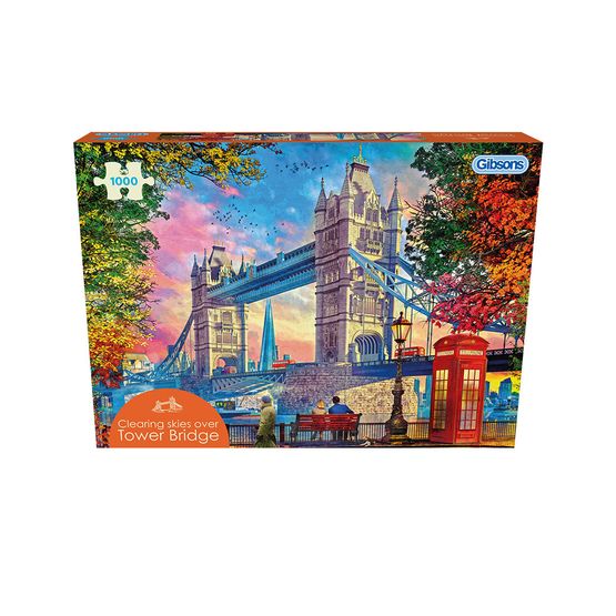 Gibsons - Clearing Skies Over Tower Bridge 1000 Piece Jigsaw Puzzle