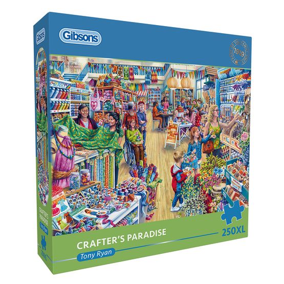Gibsons - Crafter's Paradise 250 Piece XXL Jigsaw Puzzle