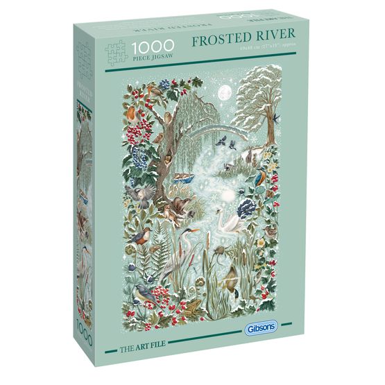 Gibsons - Frosted River 1000 Piece Jigsaw Puzzle
