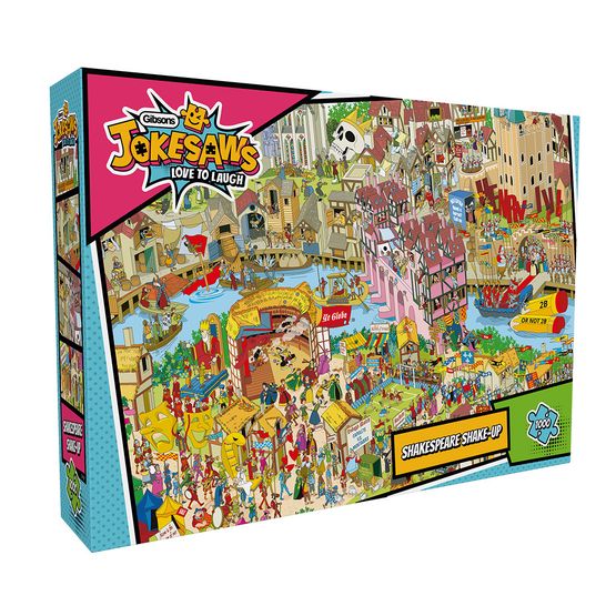Gibsons - Jokesaws Shakespeare Shake-up 1000 Piece Jigsaw Puzzle