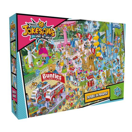 Gibsons - Jokesaws Trouble in Paradise 1000 Piece Jigsaw Puzzle