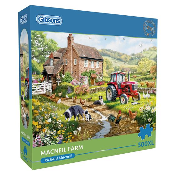 Gibsons - Macneil Farm 500 Piece XL Jigsaw Puzzle