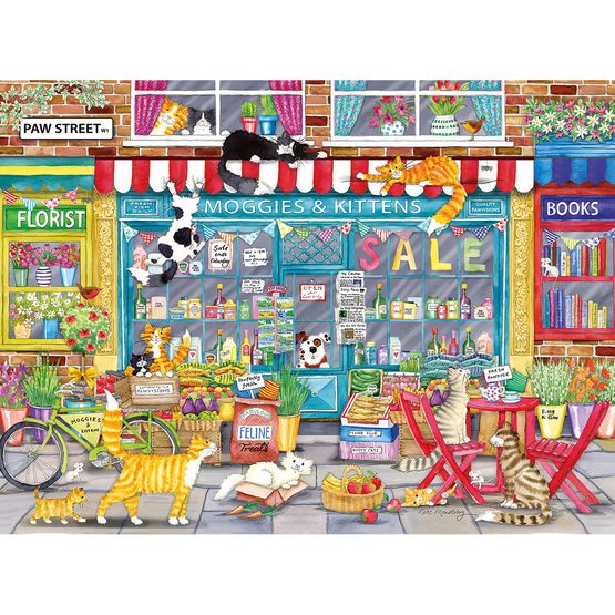 Gibsons - Moggies &amp; Kittens 1000 Piece Jigsaw Puzzle