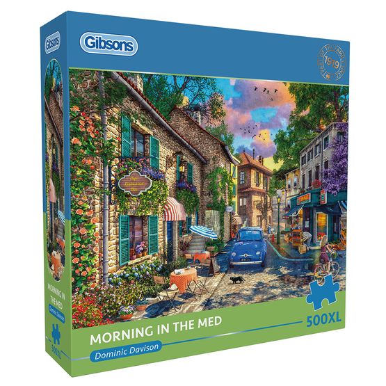 Gibsons - Morning in the Med 500 Piece XL Jigsaw Puzzle
