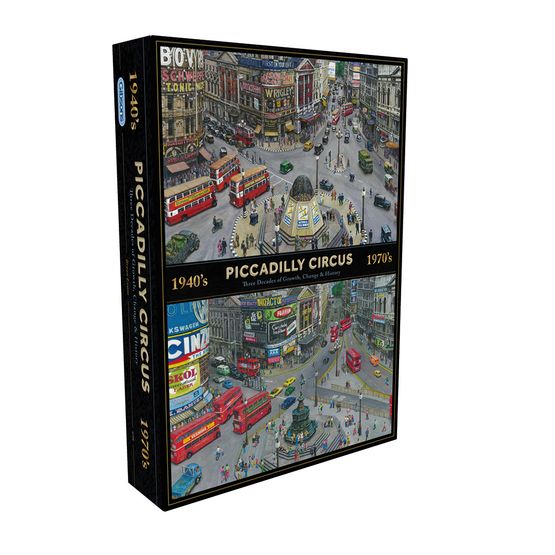 Gibsons - Piccadilly Through the Decades 1000 Piece Jigsaw Puzzle