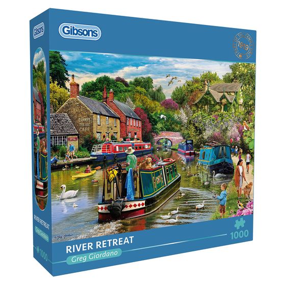 Gibsons - River Retreat 1000 Piece Jigsaw Puzzle