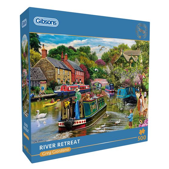 Gibsons - River Retreat 500 Piece Jigsaw Puzzle