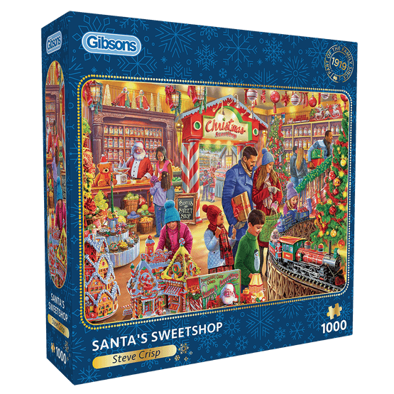 Gibsons - Santa's Sweetshop 1000 Piece Jigsaw Puzzle