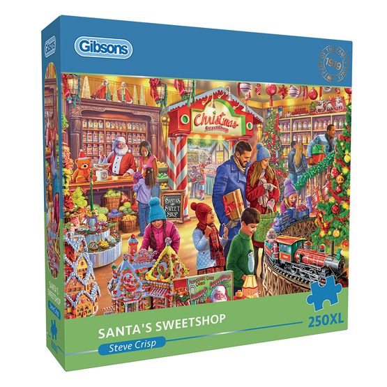 Gibsons - Santa's Sweetshop 250 Piece XXL Jigsaw Puzzle