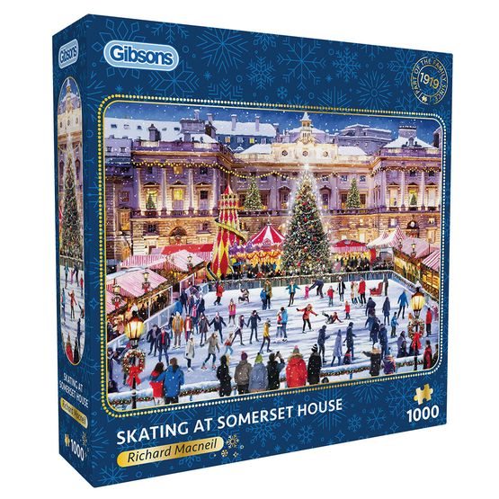 Gibsons - Skating at Somerset House 1000 Piece Jigsaw Puzzle