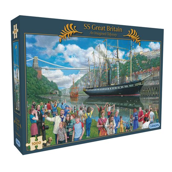 Gibsons - SS Great Britain An Imagined Odyssey 1000 Piece Jigsaw Puzzle