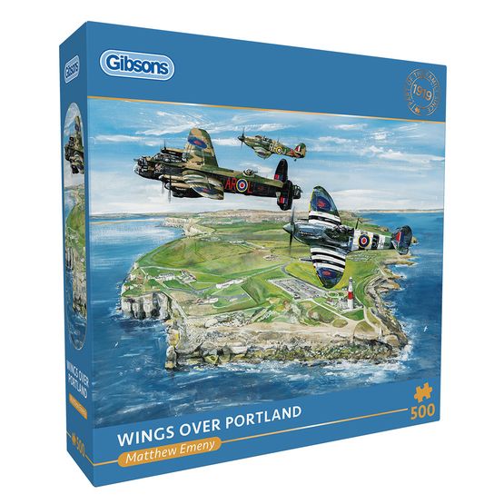 Gibsons - Wings Over Portland 500 Piece Jigsaw Puzzle