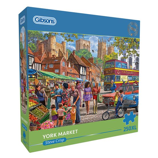 Gibsons - York Market 250 Piece XXL Jigsaw Puzzle