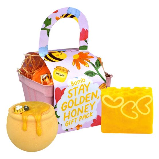 Bomb Cosmetics - Stay Golden Honey Punnet Gift Set