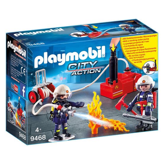 Playmobil - City Action - Firefighters with Water Pump - 9468