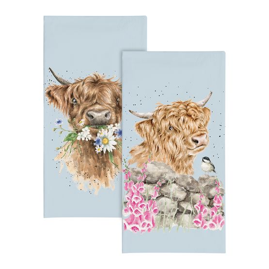 Wrendale Designs - Daisy Coo Highland Cow Pocket Tissues