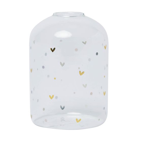 Belly Button Designs - Borosilicate Glass Vase - Hearts