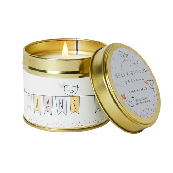 Belly Button Designs - Candles - Thank You