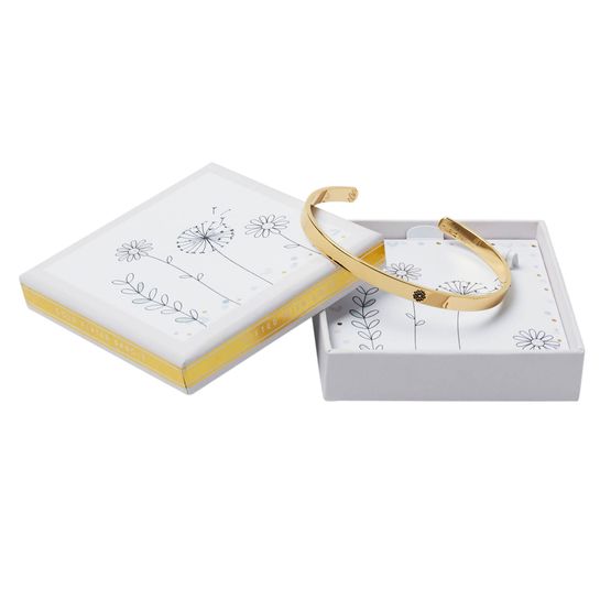 Belly Button Designs - Gold Plated Bangle - Wildflowers