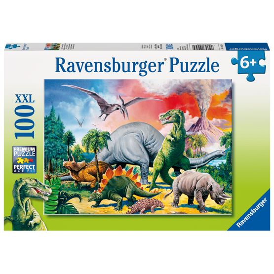 Ravensburger - Among the Dinosaurs XXL 100 Piece Jigsaw Puzzle