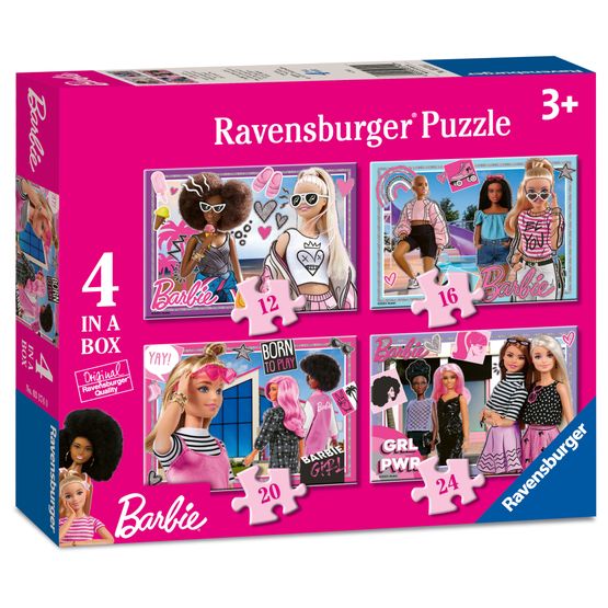Ravensburger - Barbie 4 in a Box Jigsaw Puzzles