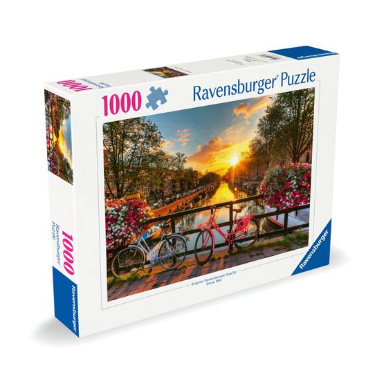 Ravensburger - Bicycles of Amsterdam 1000 Piece Jigsaw Puzzle