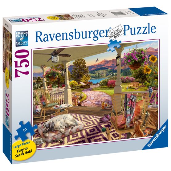 Ravensburger - Cozy Front Porch Views 750 Piece Jigsaw Puzzle