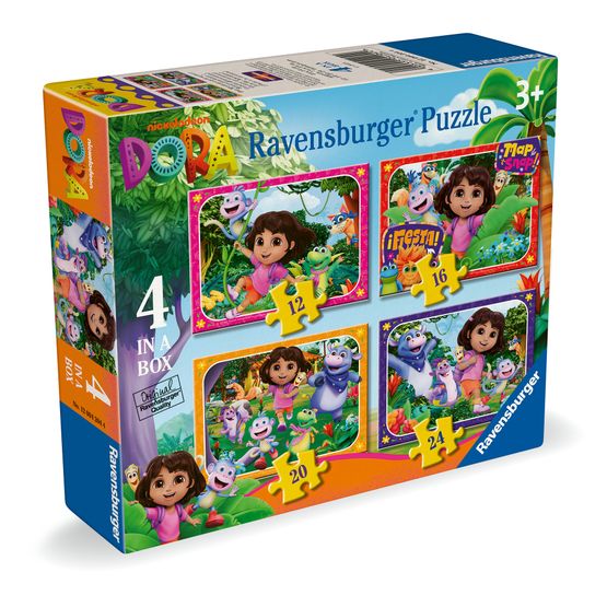 Ravensburger - Dora 4 in a Box Jigsaw Puzzles