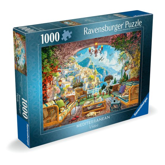 Ravensburger - Mediterranean Terrace View 1000 Piece Jigsaw Puzzle