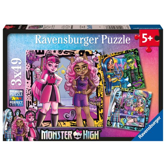 Ravensburger - Monster High 3 x 49 Piece Jigsaw Puzzles