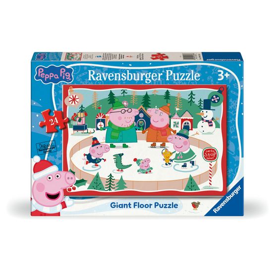 Ravensburger - Peppa Pig Christmas 24 Piece Giant Floor Puzzle