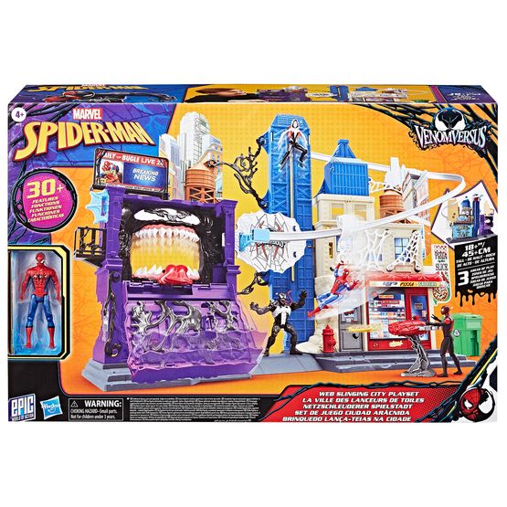 Marvel Spider-Man - Venom Versus Web Slinging City Playset