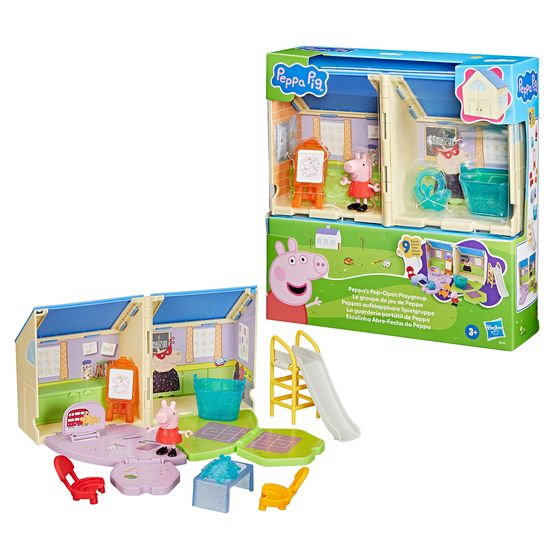 Peppa Pig - Peppa's Pop-Open Playgroup Playset
