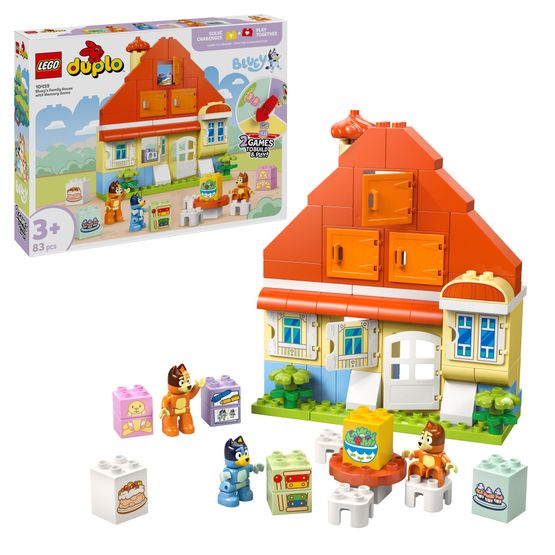 LEGO Bluey - Bluey's Family House with Memory Game