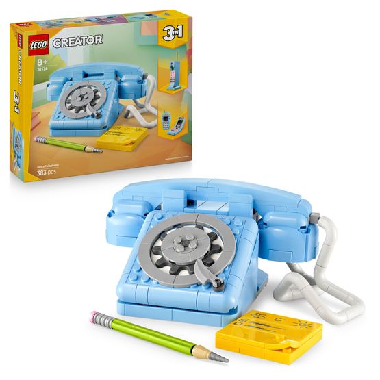 LEGO Creator - 3in1 Retro Telephone Building Toy