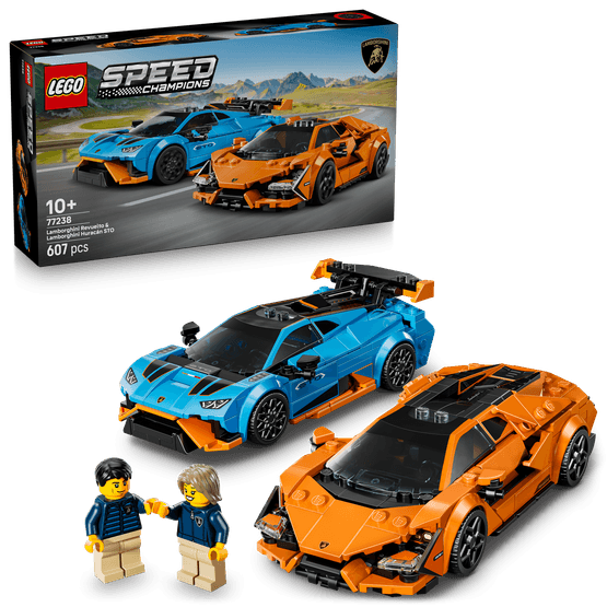 LEGO Speed Champions - Lamborghini Revuelto &amp; Huracán STO